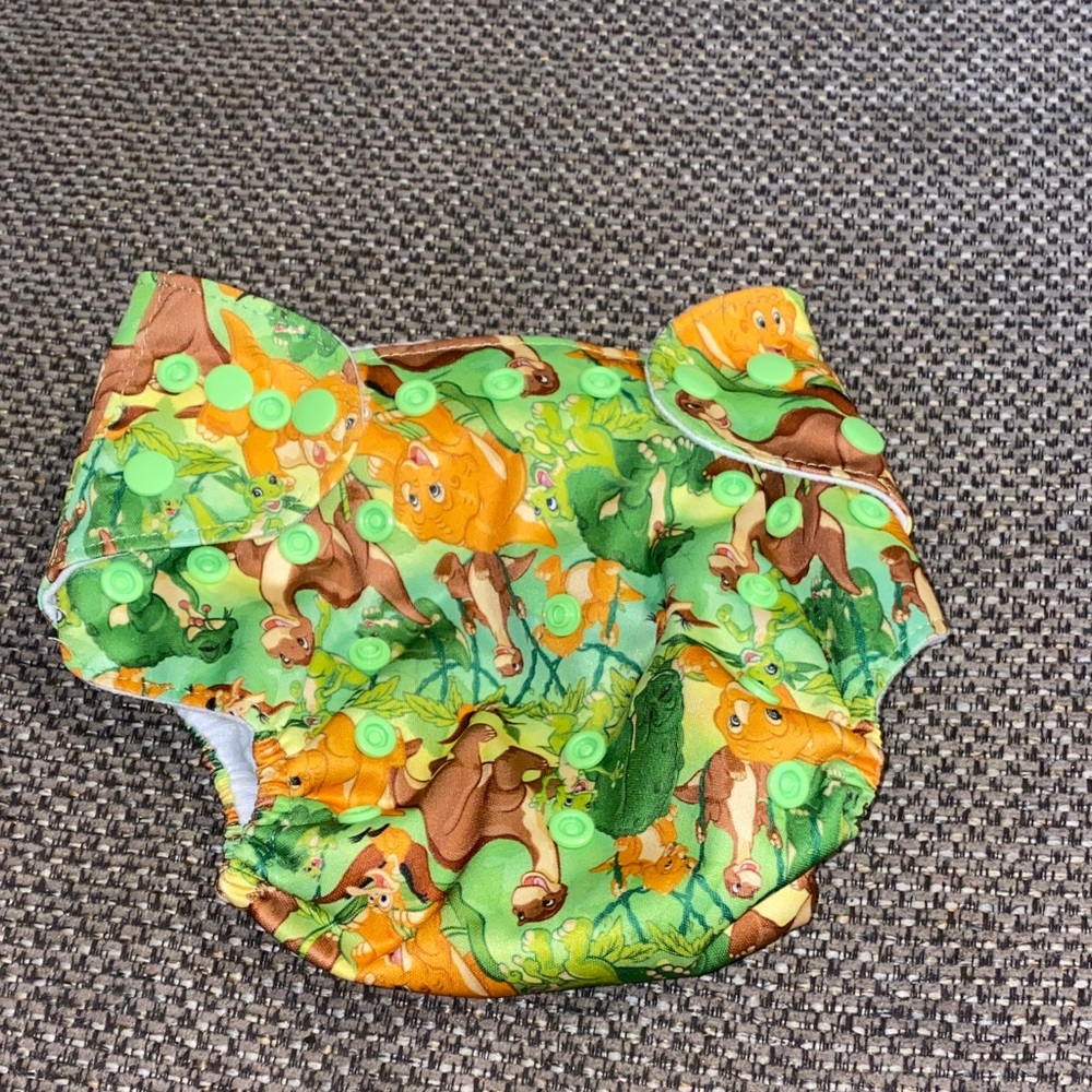 Colorful Animal Print Kids Diaper Cover